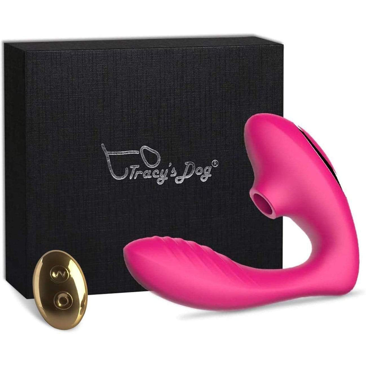 Tracy's Dog - Clitoral Air Stimulator Sucking Vibrator with Remote OG Pro 2 TRD1008 CherryAffairs