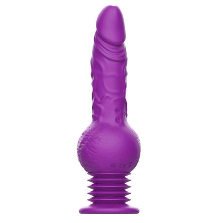 Tracy's Dog - Drillme App-Controlled Thrusting Realistic Dildo Vibrator (Purple) TRD1040 CherryAffairs