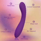 Tracy's Dog - G Vibe G Spot Dildo Vibrator (Purple) TRD1034 CherryAffairs