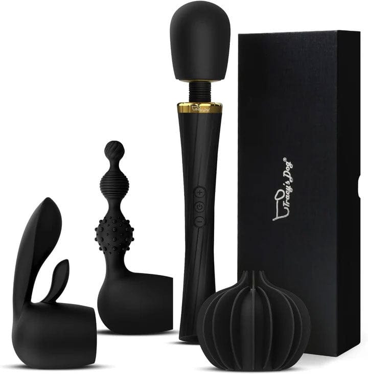 Tracy's Dog - Hammer Magic Wand Kit Wand Massagers (Black) TRD1032 CherryAffairs