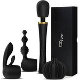 Tracy's Dog - Hammer Magic Wand Kit Wand Massagers (Black) TRD1032 CherryAffairs