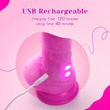Tracy's Dog - JeliVoy Thrusting Dildo Jellyskin (Rose Red) TRD1029 CherryAffairs