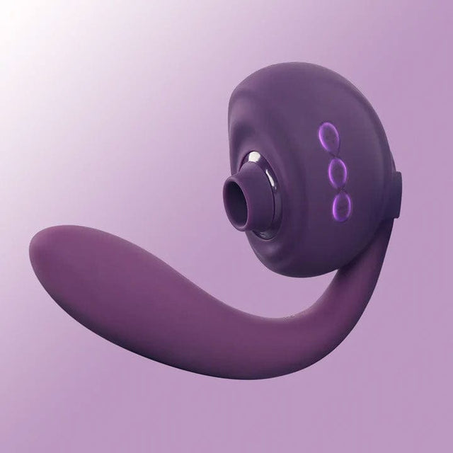 Tracy's Dog - OG 3 Detachable Clitoral Sucking Vibrator (Purple) TRD1027 CherryAffairs