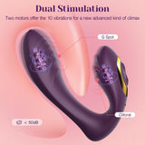 Tracy's Dog - OG Dual-Vibe Remote Control Wearable G-Spot & Clitoral Vibrator (Purple) TRD1043 CherryAffairs