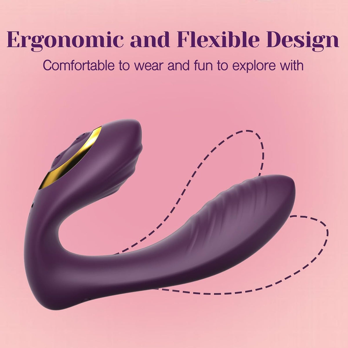 Tracy's Dog - OG Dual-Vibe Remote Control Wearable G-Spot & Clitoral Vibrator (Purple) TRD1043 CherryAffairs