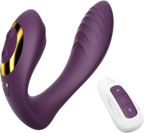 Tracy's Dog - OG Dual-Vibe Remote Control Wearable G-Spot & Clitoral Vibrator (Purple) TRD1043 CherryAffairs