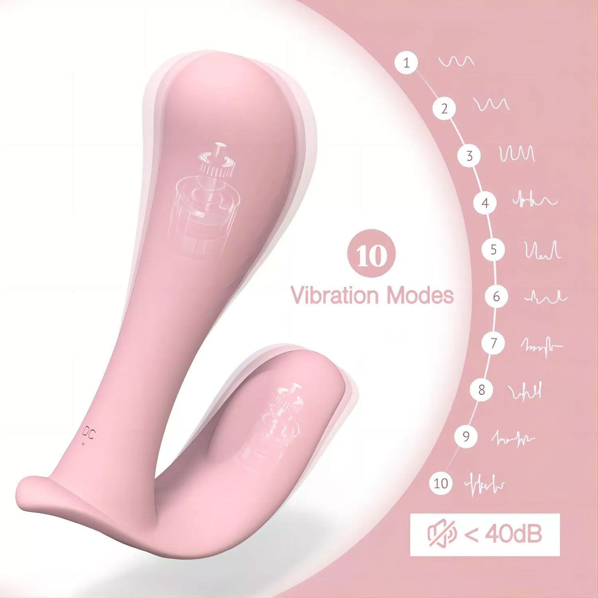 Tracy's Dog - Remote Control Wearable Panty Vibrator (Pink) TRD1033 CherryAffairs
