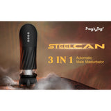 Tracy's Dog - Steelcan 3 in 1 Thursting Vibrating Automatic Male Masturbator CherryAffairs