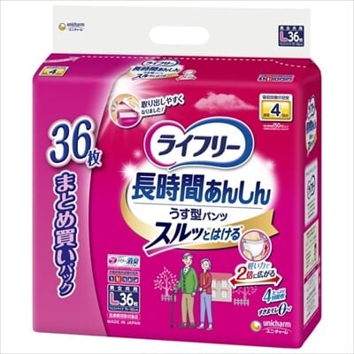 Unicharm - Lifree Super Absorbent Pants Adult Diapers  L 4903111564705 Adult Diapers