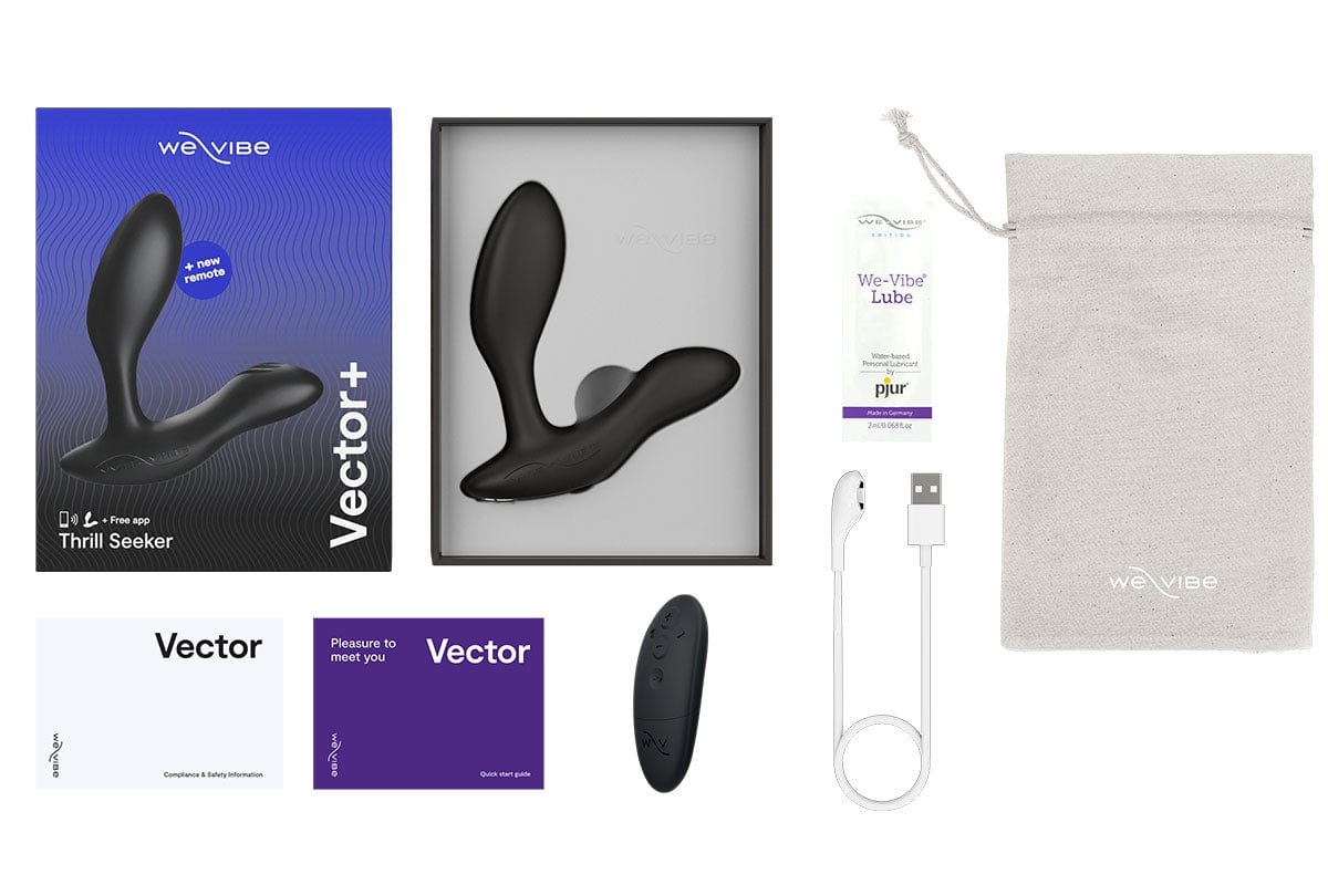 WE VIBE - Vector+ App-Controlled Remote Control Anal Plug CherryAffairs