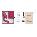 Womanizer - Duo 2 Clitoral Air Stimulator with G Spot Dildo CherryAffairs