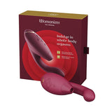 Womanizer - Duo 2 Clitoral Air Stimulator with G Spot Dildo CherryAffairs