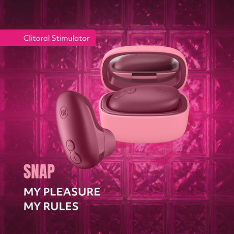 Womanizer - Snap Portable Clitoral Air Stimulator (Crushed Berry) WM1096 CherryAffairs