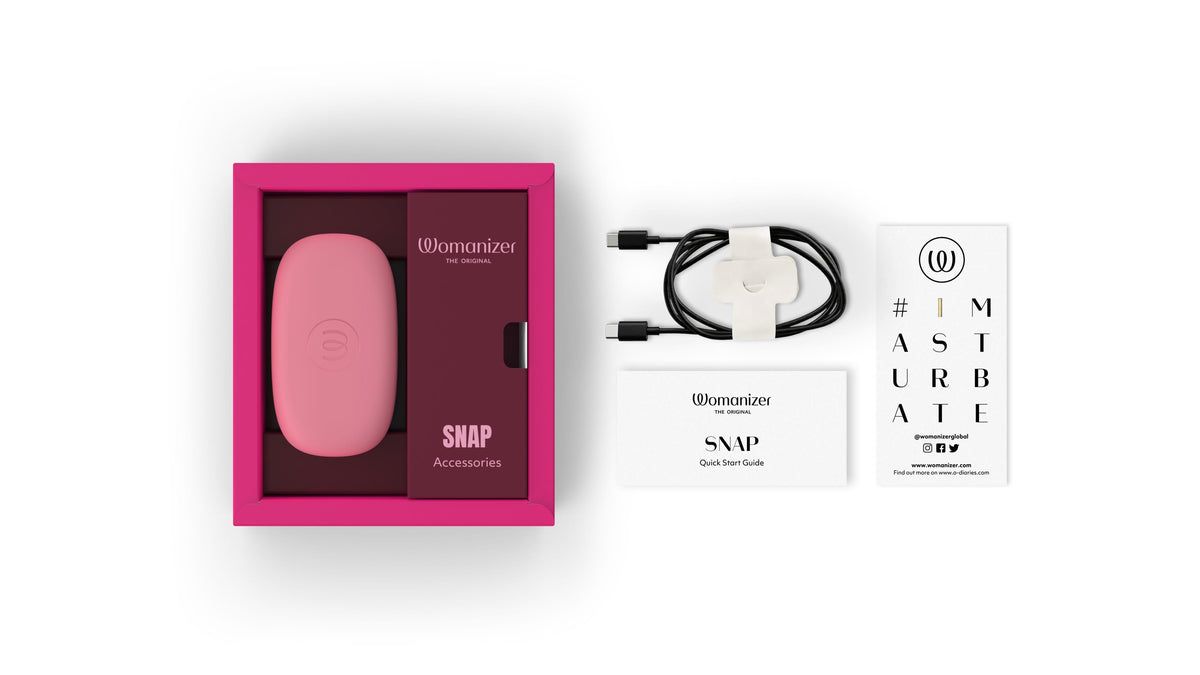 Womanizer - Snap Portable Clitoral Air Stimulator (Crushed Berry) WM1096 CherryAffairs