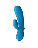 XR Brands - Bang! BG Thick Silicone Rabbit Vibrator (Blue) XR1102 CherryAffairs