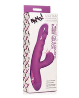 XR Brands - Bang! Thrusting & Sucking Rabbit Vibrator (Purple) XR1104 CherryAffairs