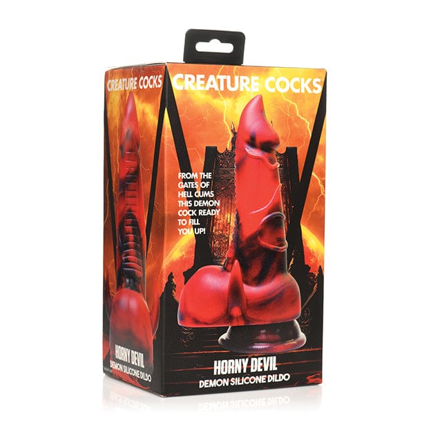 XR - Creature Cocks Horny Devil Demon Silicone Dildo (Red) XR1087 CherryAffairs