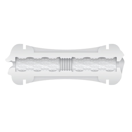 Zero Tolerance - Double Dip Squishy Realistic Double Soft Stroker Masturbator (White) ZR1052 CherryAffairs