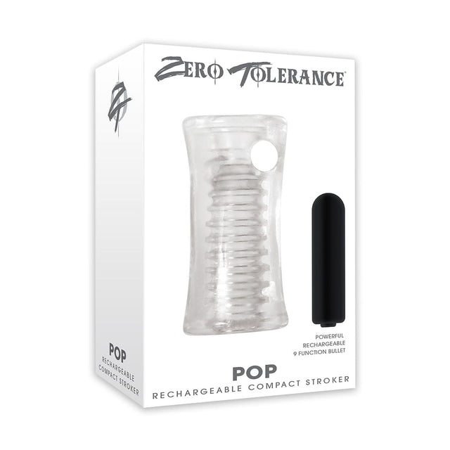 Zero Tolerance - Pop Rechargeable Compact Soft Stroker (White) ZR1041 CherryAffairs