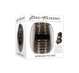 Zero Tolerance - Stroke To Go Stroker with Vibrating Cock Ring (Black) ZR1062 CherryAffairs