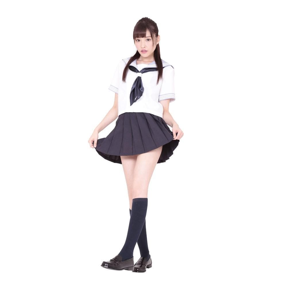 A&amp;T - Kami High School Summer Special Uniform Costume (White) AT1031 CherryAffairs
