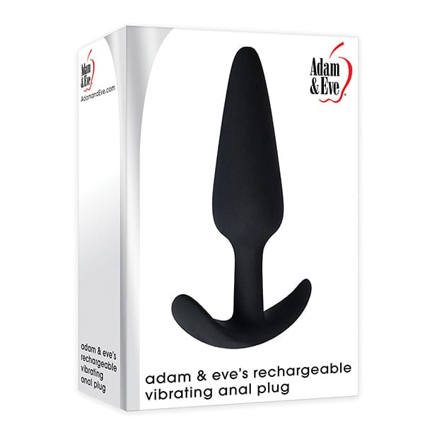 Adam & Eve - Adam & Eve's Rechargeable Vibrating Anal Plug (Black) AE1037 CherryAffairs