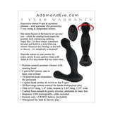 Adam & Eve - Adam's Remote Control Rotating P Spot Prostate Massager (Black) AE1038 CherryAffairs