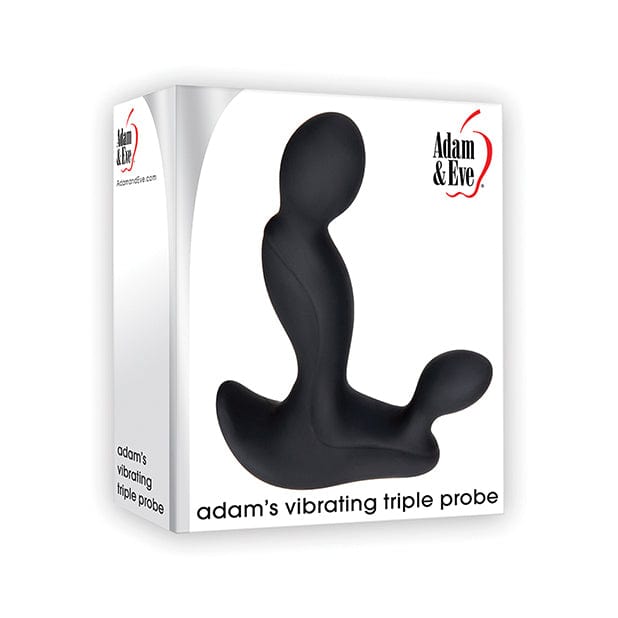 Adam & Eve - Adam's Vibrating Triple Probe Prostate Massager(Black) AE1039 CherryAffairs