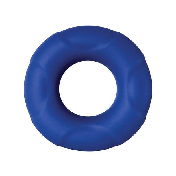 Adam & Eve - Big Man Silicone Cock Ring (Blue) AE1029 CherryAffairs