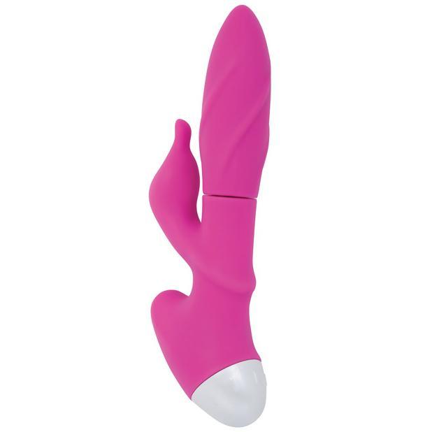 Adam & Eve - Eve's Spinner Silicone Rabbit Vibrator (Pink) AE1002 CherryAffairs