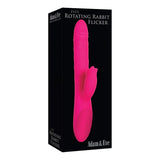 Adam & Eve - Eve's Thrusting Rotating Rabbit Flicker Dual Stimulator Rabbit Vibrator (Pink) AE1046 CherryAffairs