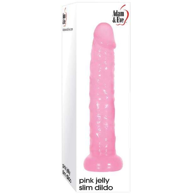 Adam & Eve - Jelly Slim Dildo 6" (Pink) AE1012 CherryAffairs