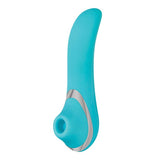 Adam & Eve - The French Kiss Her Suction Clitoral Stimulator (Teal) AE1051 CherryAffairs