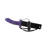 Adam & Eve - Universal Vibrating Hollow Strap On with Remote (Purple) AE1015 CherryAffairs