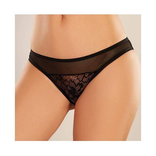 Allure Lingerie - Adore Just a Rumor Panty O/S (Black) ALL1017 CherryAffairs
