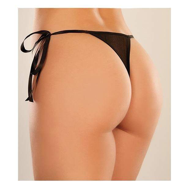 Allure Lingerie - Adore Lolita Crotchless Panty O/S (Black) ALL1016 CherryAffairs