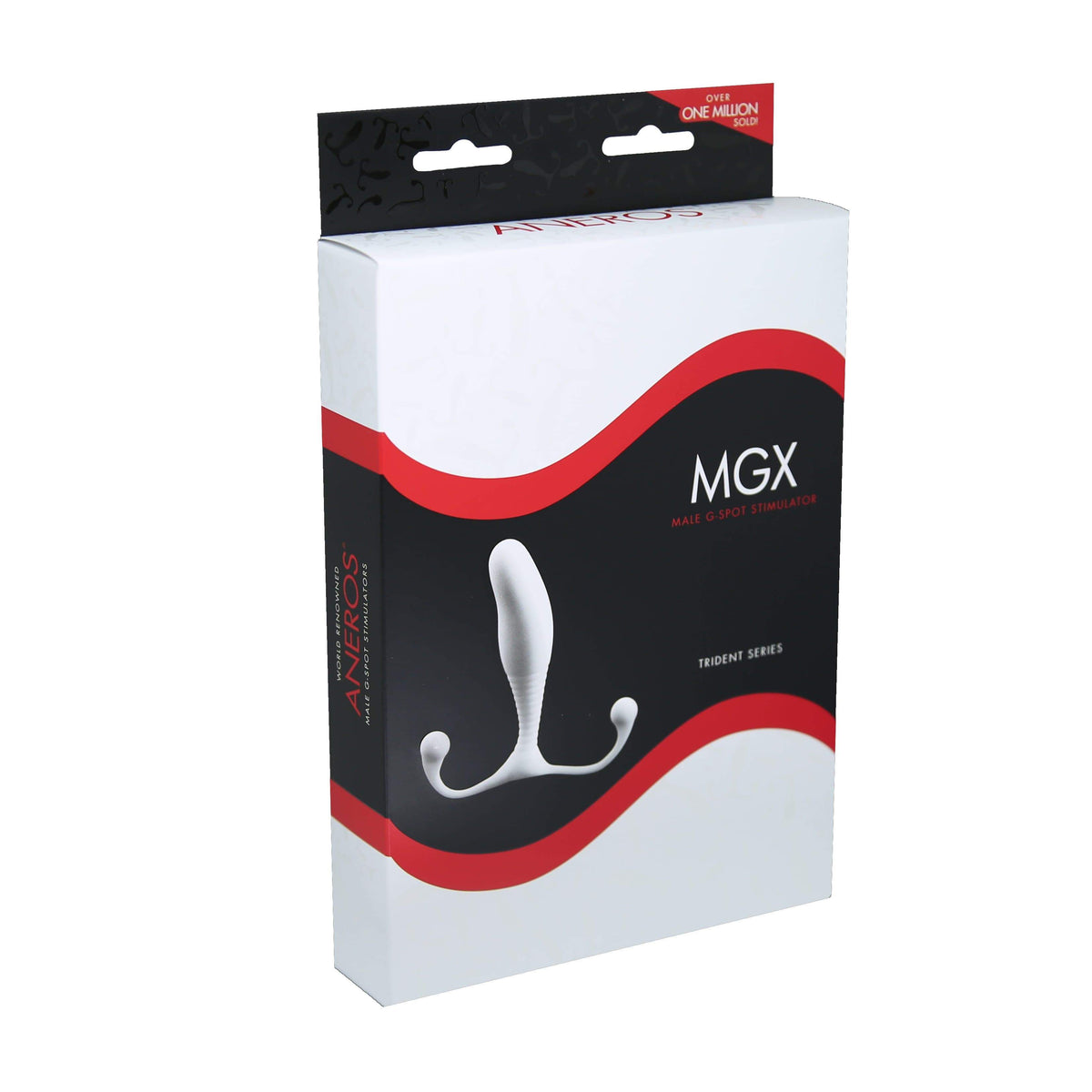 Aneros - MGX Trident Series Prostate Massager (White) AN1016 CherryAffairs
