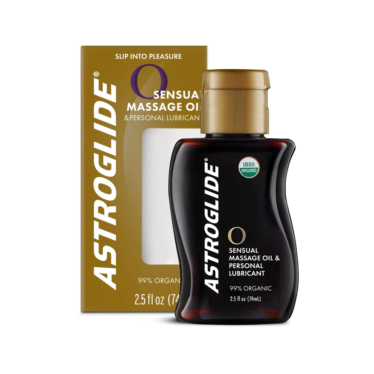 Astroglide - O Sensual Massage Oil and Personal Lubricant  74ml 015594011738 Massage Oil