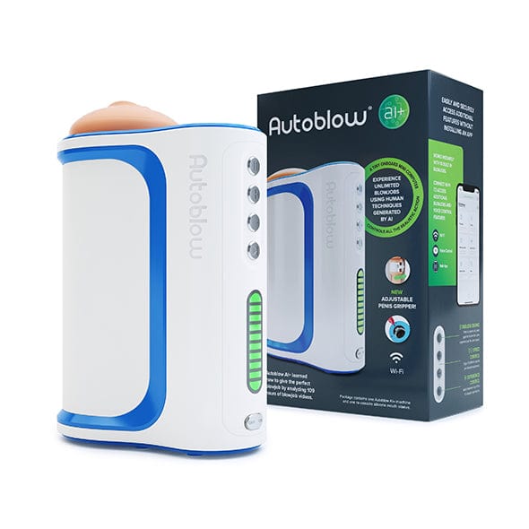 Autoblow - A.I+ Machine Hands Free App-Controlled Masturbator (White)    Masturbator (Hands Free) AC Powered