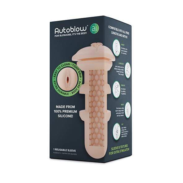Autoblow - A.I Series Standard Silicone Sleeve Vagina Mouth Anus Orifice AB1013 CherryAffairs