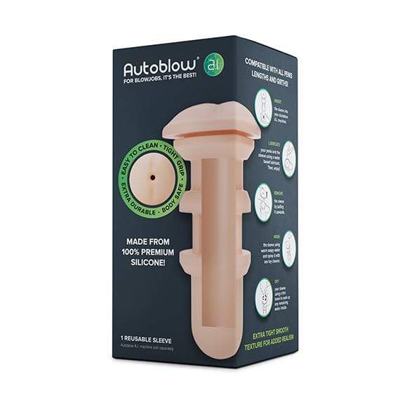 Autoblow - A.I Series Standard Silicone Sleeve Vagina Mouth Anus Orifice AB1015 CherryAffairs
