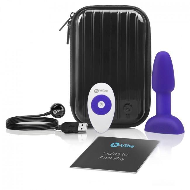 B-Vibe - Rimming Remote Control Vibrating Anal Plug Petite (Purple) | CherryAffairs CherryAffairs.sg B-Vibe - Rimming Remote Control Vibrating Anal Plug Petite (Purple) | CherryAffairs CherryAffairs.sg