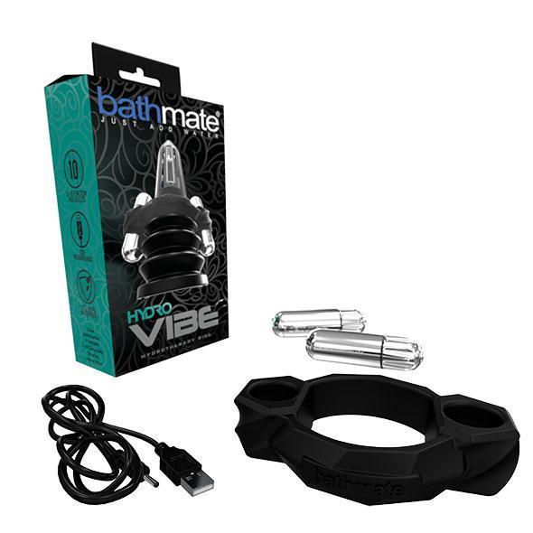 Bathmate - Hydro Vibe Hydrotherapy Ring Penis Pump Accessory (Silver) BM1077 CherryAffairs