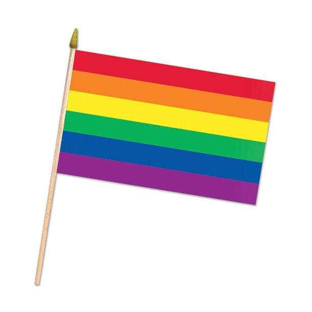 Beistle - Rainbow Pride Party Fabric Flag (Multi Colour) BT1005 CherryAffairs