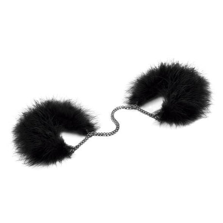 Bijoux Indiscrets - Za Za Zu Feather Handcuffs - CherryAffairs.sg