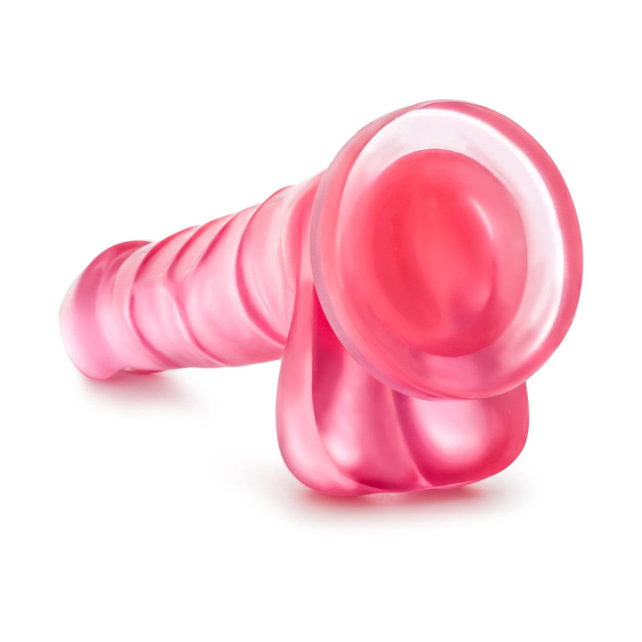 Blush Novelties - B Yours Sweet n Hard 4 Realistic Dildo with Balls 7" (Pink) BN1132 CherryAffairs