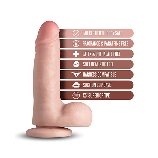 Blush Novelties - Loverboy K Pop Star Realistic Dildo with Balls 7.25" (Beige) BN1145 CherryAffairs