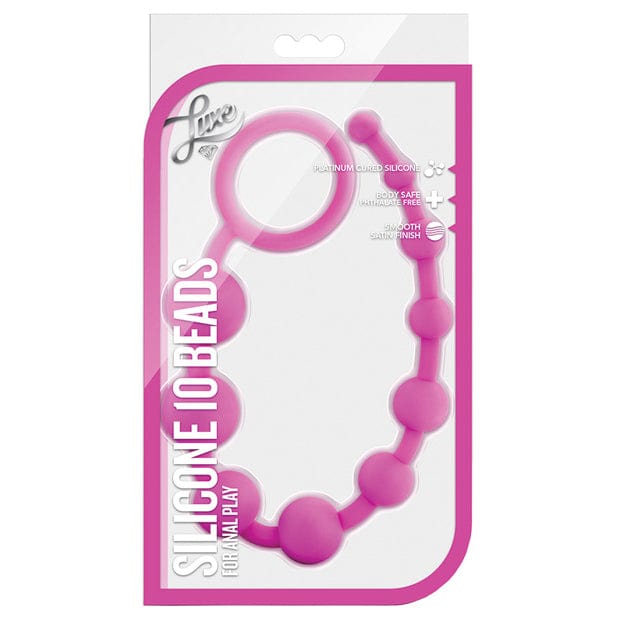 Blush Novelties - Luxe Silicone 10 Anal Beads BN1115 CherryAffairs