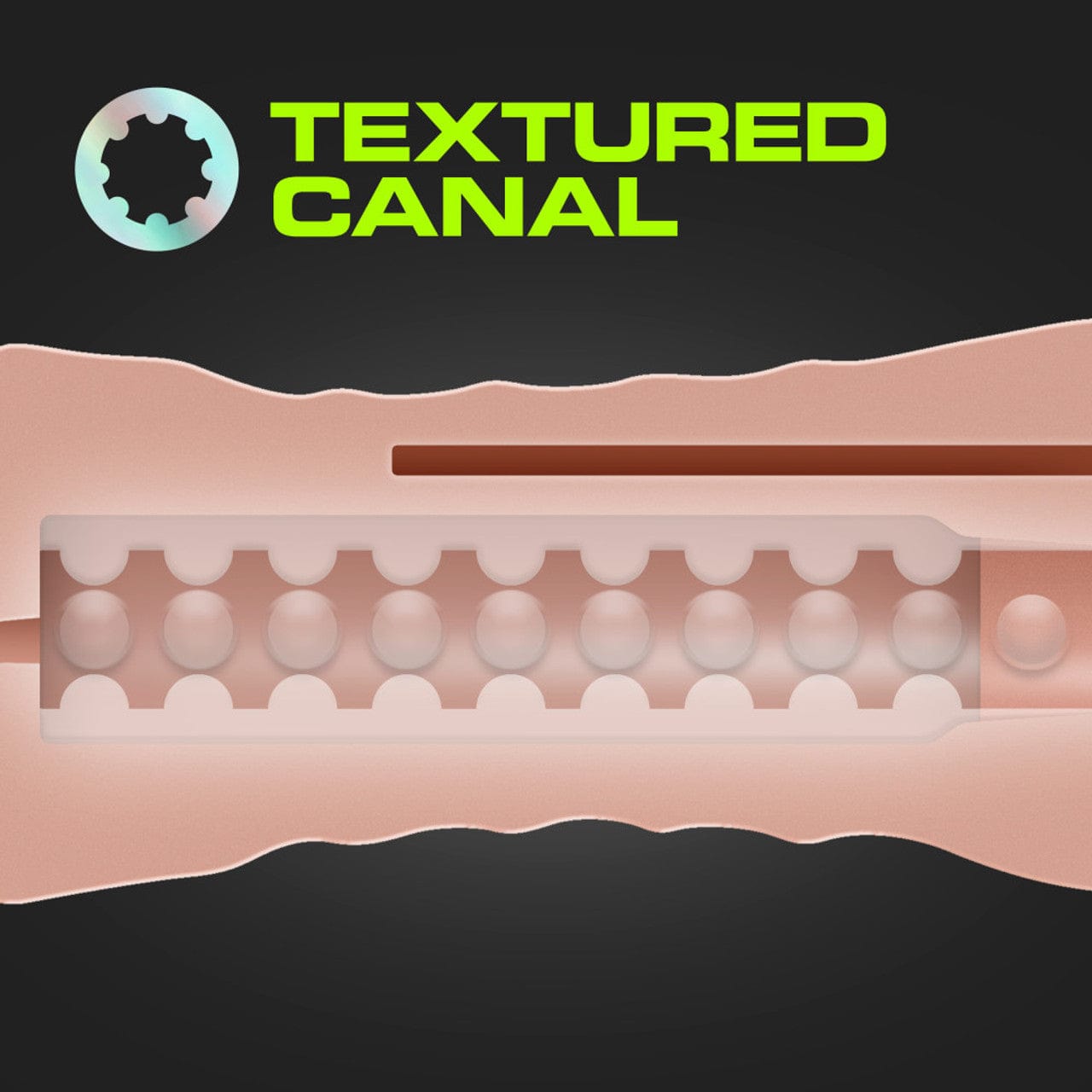 Blush Novelties - M for Men Self Lubricating Vibrating Stroker Masturbator Sleeve Kit (Beige) BN1143 CherryAffairs