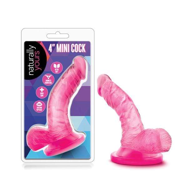 Blush Novelties - Naturally Yours 4" Mini Cock (Pink) BN1022 CherryAffairs